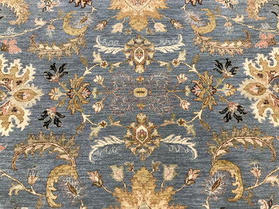 India Ziegler SultanAbad Hand Knotted Wool 9x12