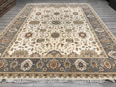 India Ziegler SultanAbad Hand Knotted Wool 9x12