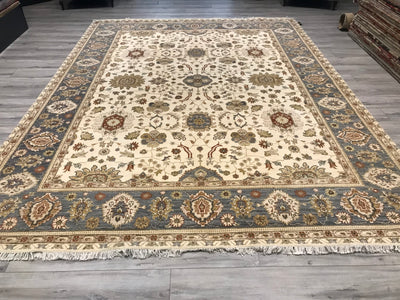 India Ziegler SultanAbad Hand Knotted Wool 9x12