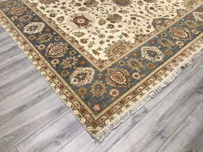 India Ziegler SultanAbad Hand Knotted Wool 9x12