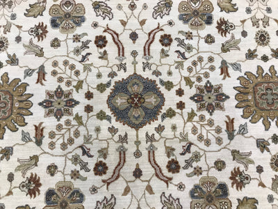 India Ziegler SultanAbad Hand Knotted Wool 9x12