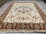 India Ziegler SultanAbad Hand Knotted Wool 9x12