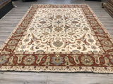 India Ziegler SultanAbad Hand Knotted Wool 9x12