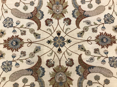 India Ziegler SultanAbad Hand Knotted Wool 9x12