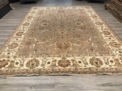 India Ziegler SultanAbad Hand Knotted Wool 9x12