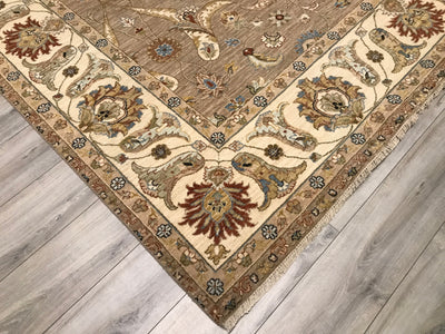 India Ziegler SultanAbad Hand Knotted Wool 9x12