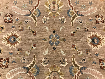 India Ziegler SultanAbad Hand Knotted Wool 9x12