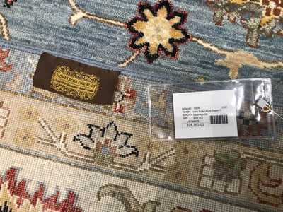 India Ziegler SultanAbad Hand Knotted Wool 9x12