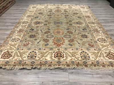 India Ziegler SultanAbad Hand Knotted Wool 8x10