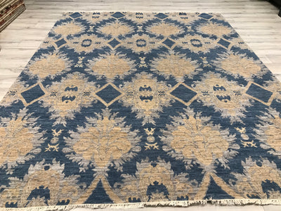 India Ziegler Transitional Hand Knotted Wool 8x10