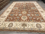 India Ziegler SultanAbad Hand Knotted Wool 10x14