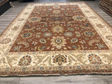 India Ziegler SultanAbad Hand Knotted Wool 10x14