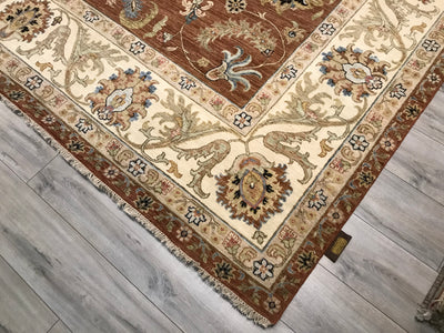 India Ziegler SultanAbad Hand Knotted Wool 10x14