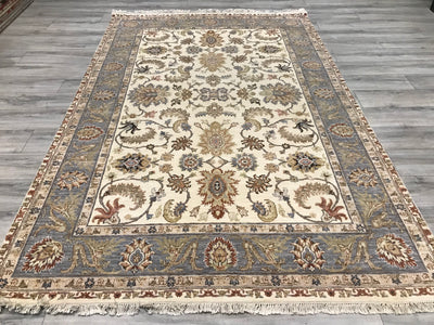 India Ziegler SultanAbad Hand Knotted Wool 6x9