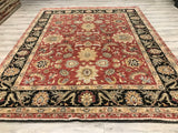 India Ziegler SultanAbad Hand Knotted Wool 8x10