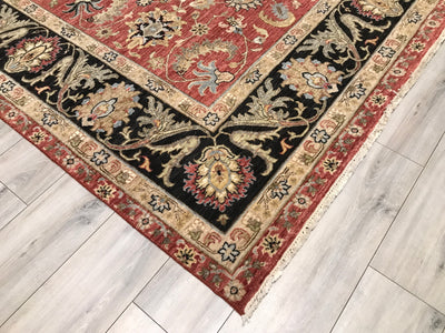 India Ziegler SultanAbad Hand Knotted Wool 8x10