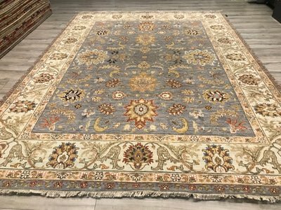India Ziegler SultanAbad Hand Knotted Wool 9x12