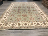 India Ziegler SultanAbad Hand Knotted Wool 9x12
