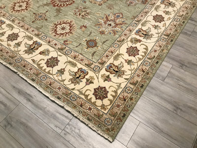 India Ziegler SultanAbad Hand Knotted Wool 9x12