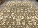 India Ziegler Transitional Hand Knotted Wool 9x12