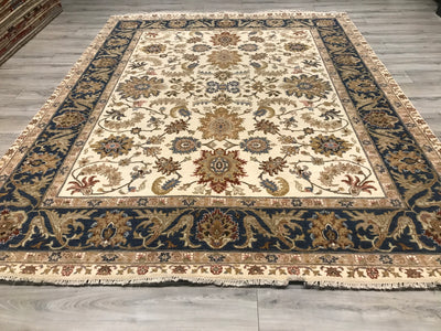 India Ziegler SultanAbad Hand Knotted Wool 8x11