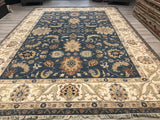 India Ziegler SultanAbad Hand Knotted Wool 12x15