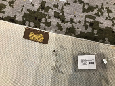 India Modern HDFR Hand Knotted Wool 10x14