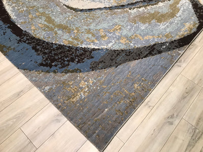 India Modern HDFR Hand Knotted Wool 12x15