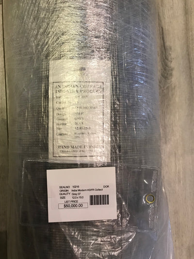 India Modern HDFR Hand Knotted Wool 12x15