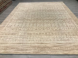 India Modern Morocco Hand Knotted Wool 9x12
