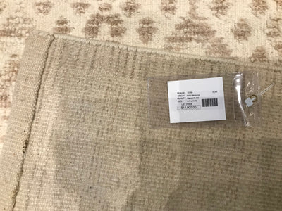 India Modern Morocco Hand Knotted Wool 9x12