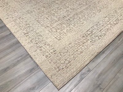 India Modern Morocco Hand Knotted Wool 9x12