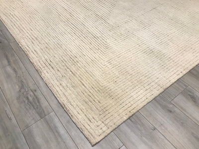 India Modern Morocco Hand Knotted Wool 9x12