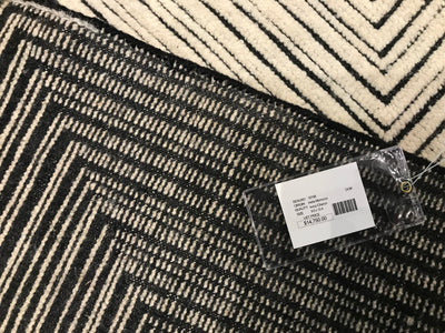 India Modern Morocco Hand Knotted Wool 9x12