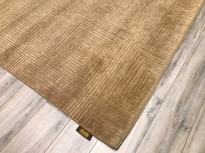 India Modern Morocco Hand Knotted Wool 9x12