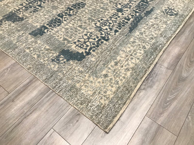 India Modern Morocco Hand Knotted Wool 8x10