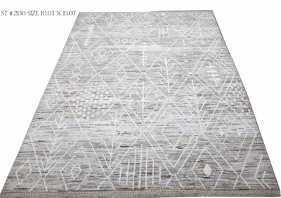 Pakistan Morocco Hand Knotted Wool 10x14