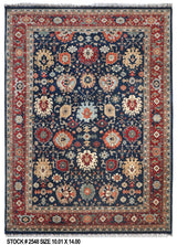 Pakistan Ziegler Sultanabad Hand Knotted Wool 10x14