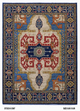 Pakistan Heriz Hand Knotted Wool 8x10