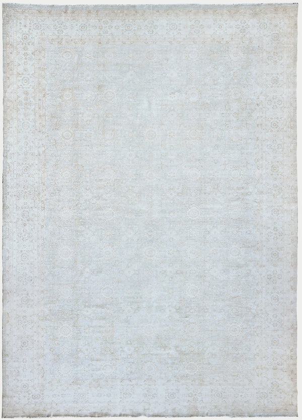 Pakistan Ziegler Hand Knotted Hand Spun Wool 18x28