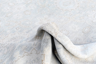 Pakistan Ziegler Hand Knotted Hand Spun Wool 18x28