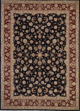 China Tabriz Hand Tufted Wool/Silk 9x12