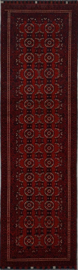 Afghanistan  Turkman Hand Knotted Wool 3x10