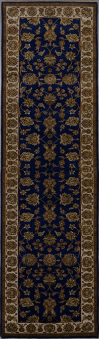 India Jaipur Hand Knotted Wool/Silk 3x10