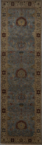 India Oushak Hand Knotted Wool 3x10