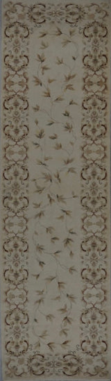 China French Hand Knotted Wool & Silk 3x10