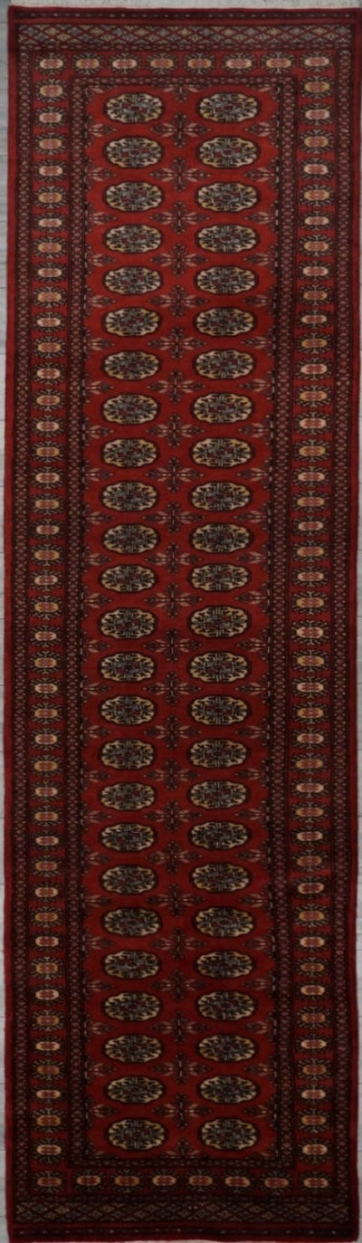 Pakistan Bokarah Hand Knotted Wool 3x12