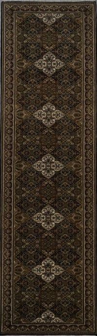 India Qum Hand Knotted Wool 3x12