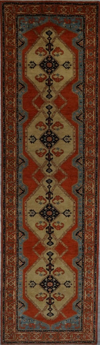 India Serapi Hand Knotted Wool 3x12