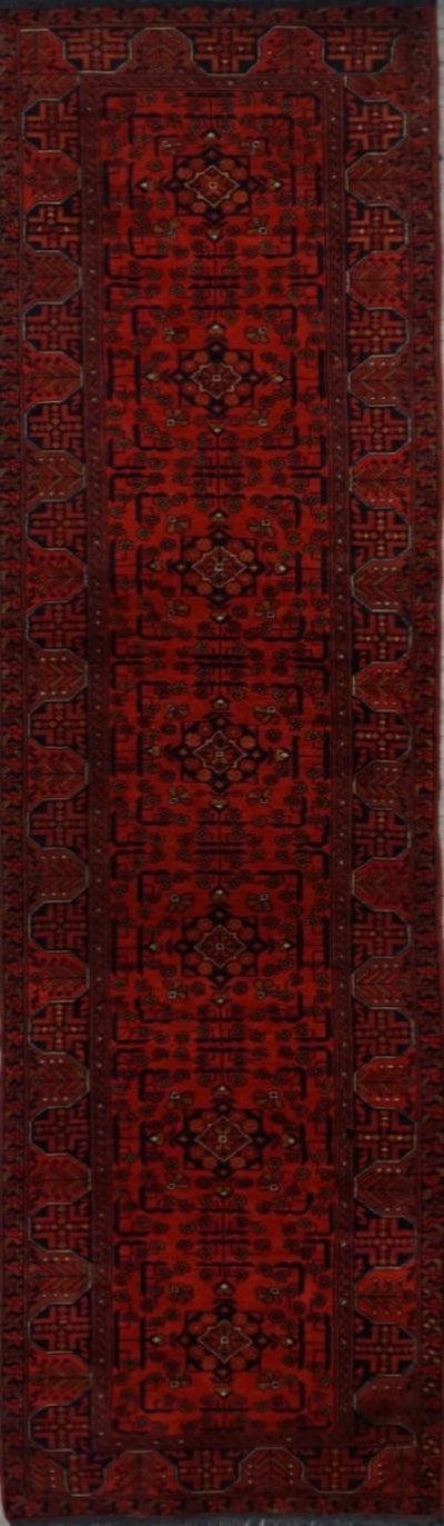 Afghanistan Kalmohammadi Hand Knotted Wool 3x13